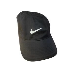 Nike Performance Running Hat Featherlite Dri Fit  Adjustable Fit Black